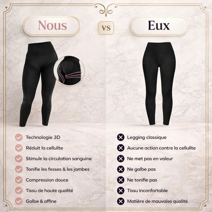 Leggings 3D Ceralia® — Lisse et Sculpte