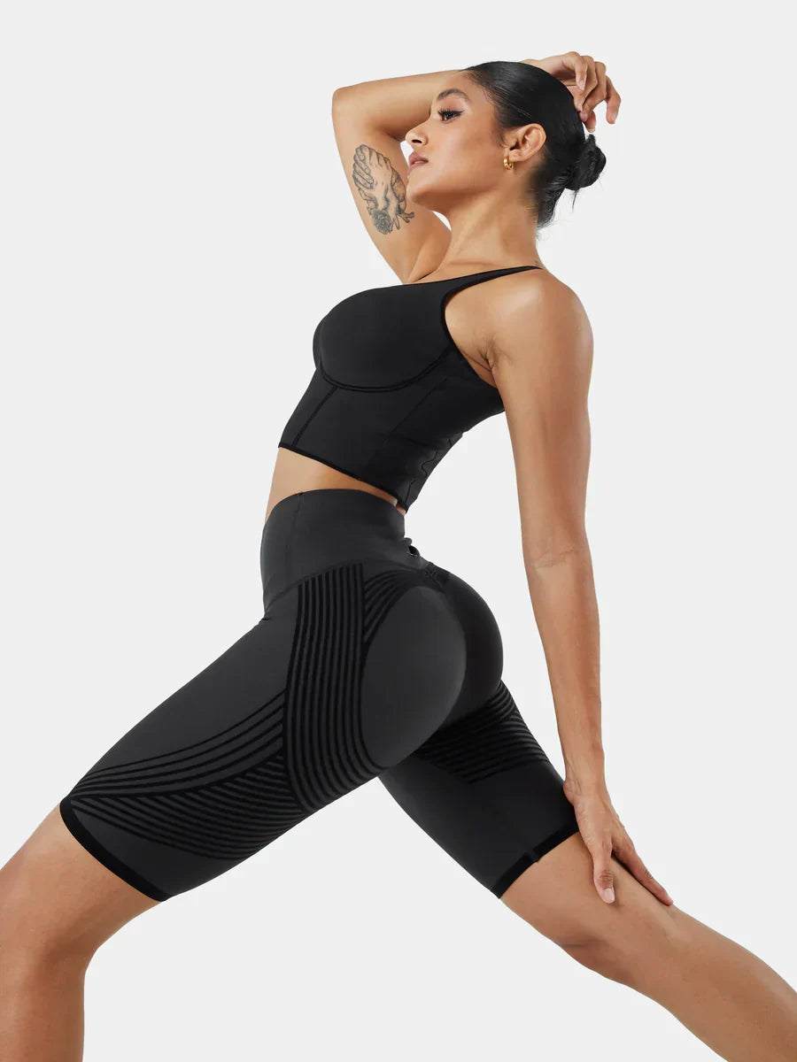 Leggings short 3D - Ceralia® Redéfinissez votre silhouette sans effort.